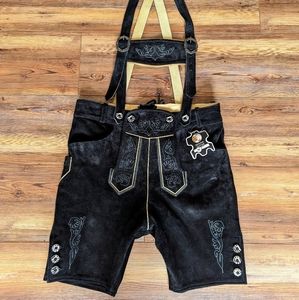 Genuine Leather Lederhosen, sz 36